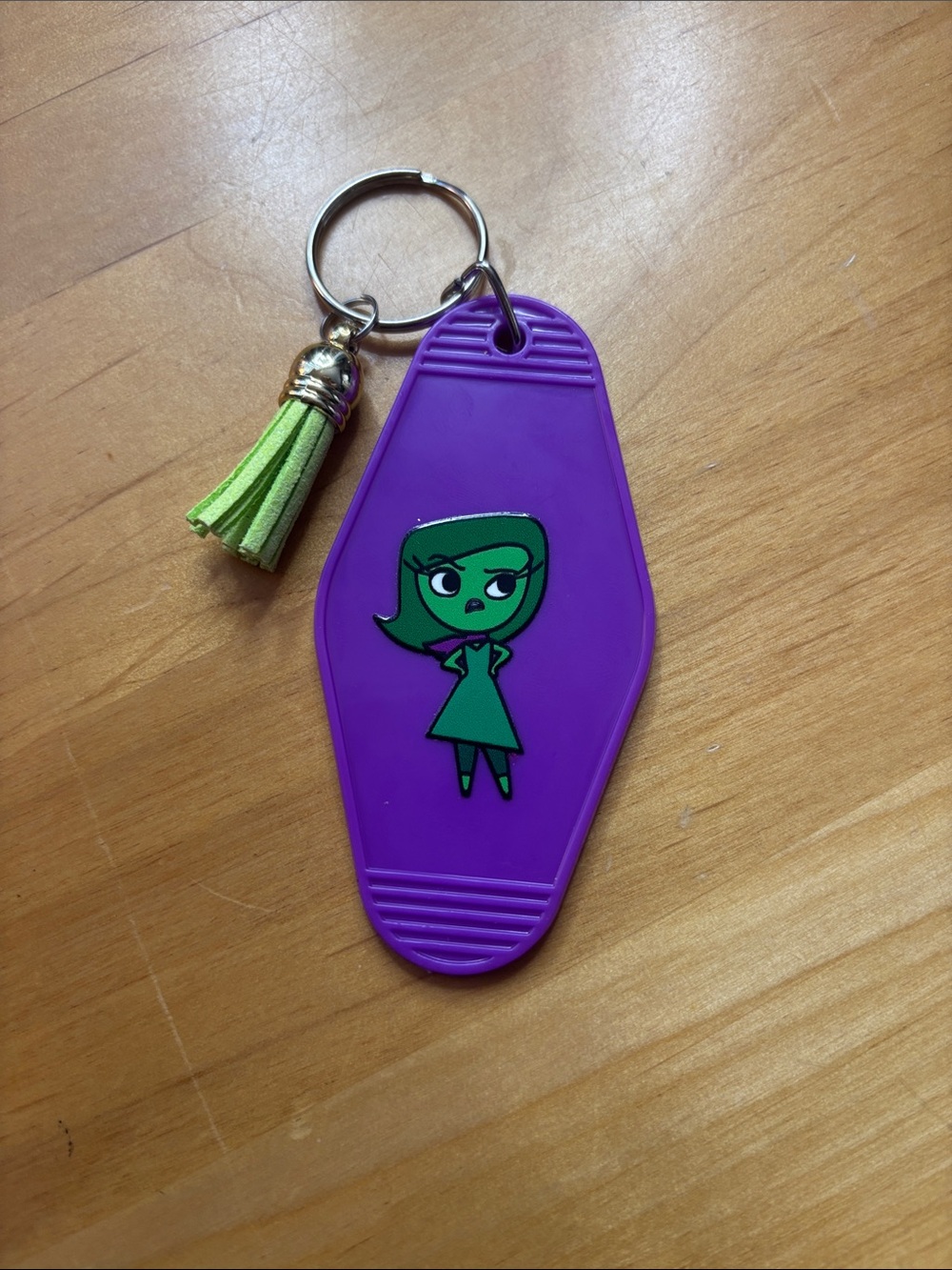 Movie fandom vibes keychain handcrafted by me.
